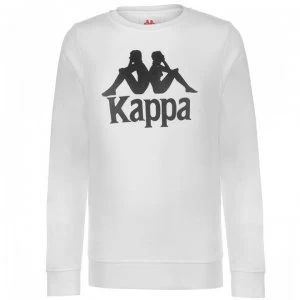 Kappa Authentic Zemin Sweatshirt Mens - White/Black