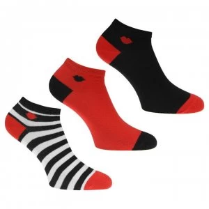 Lulu Guinness Lulu Stripe Trainer Socks - MIX