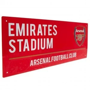Arsenal FC Red Street Sign