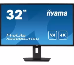 iiyama ProLite XB3288UHSU-B5 4K Ultra HD 32" VA LCD Monitor - Black