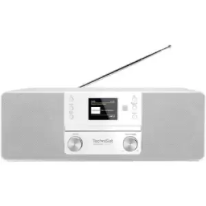 TechniSat DIGITRADIO 370 CD IR Desk radio DAB+, DAB, FM, Internet WiFi, Bluetooth, CD, USB, Internet radio Incl. remote control White