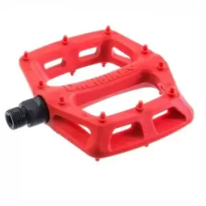 DMR V6 Plastic Pedal Cro-Mo Axle - Red
