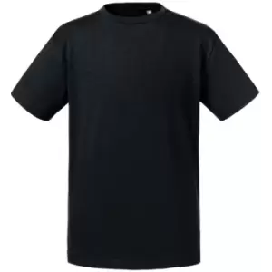 Russell Kids/Childrens Pure Organic T-Shirt (9-10 Years) (Black)