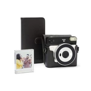 Fujifilm Instax SQ6 Accessory Kit - Case, Album & Photo Frame - Black