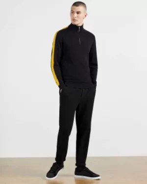 Ted Baker Funnel Neck Top With Stripe Detail