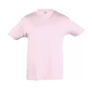 SOLS Kids Regent Short Sleeve T-Shirt (4yrs) (Pale Pink)