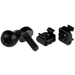 M5x12mm Screws and Cage Nuts Black x50