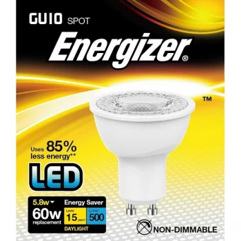 Energizer LED GU10 560lm Daylight 36" 5.8w