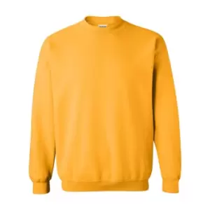 Gildan Heavy Blend Unisex Adult Crewneck Sweatshirt (S) (Gold)