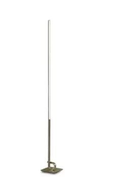 Cinto Floor Lamp 175cm, 20W LED, 3000K, 1600lm Dimmable, Antique Brass