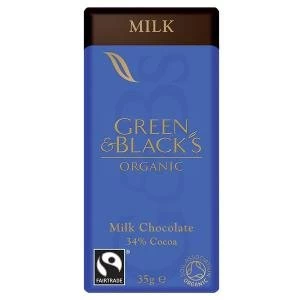 Green & Blacks 35g Milk Chocolate Pack of 30 611633