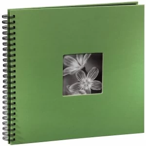 Fine Art Spiralbound Album 36x32cm 50 Black pages (Apple-green)