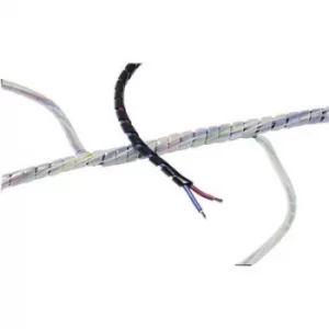 HellermannTyton 161-41301 SBPE16-PE-BK-30M Spiral Binding Cable Protection Black