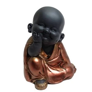 HESTIA? Rose Gold Buddha Figurine - Kneeling