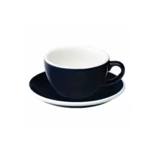 Cappuccino cup with a saucer Loveramics Egg Denim, 200ml