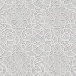 Graham and Brown Boutique Ribbon Dance Wallpaper - Silver