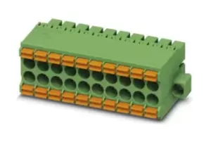 Phoenix Contact DFMC 1.5/14-ST-3.5-LR 28-pin Pluggable Terminal Block, 3.5mm Pitch 2 Rows