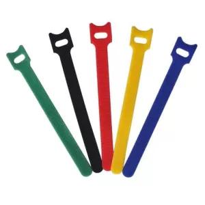 Evo Labs 20 pack of 125 x 12mm Multicolour Retail Package Packaged Hook and loop fastener Cable Ties