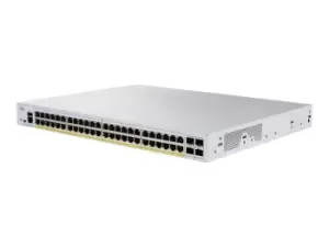 Cisco CBS350-48FP-4G-EU Network Switch Managed L2/L3 Gigabit Ethernet (10/100/1000) Silver (CBS350-48FP-4G-EU)