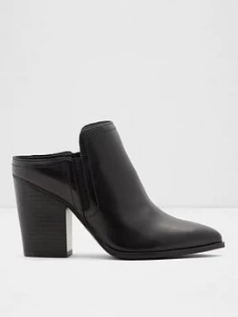 Aldo Thorewia Shoe Boots - Black Leather, Size 3, Women