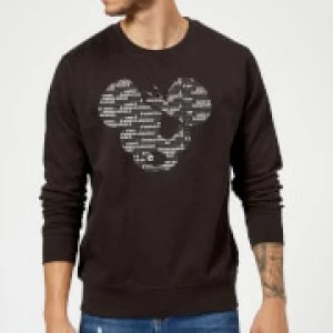Danger Mouse Word Face Sweatshirt - Black - 5XL