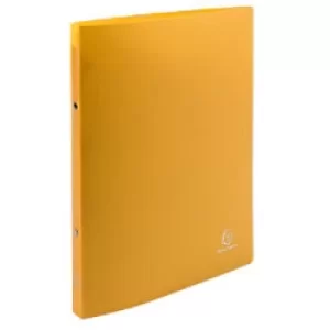 Ring Binder Opaque 2O Ring 15mm, S20mm, A4, Yellow, 5 Packs of 5