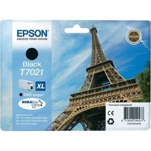 Epson Eiffel Tower T7021 Black Ink Cartridge