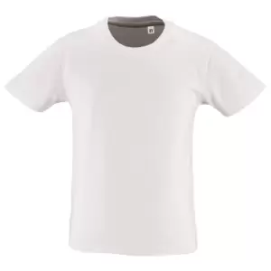SOLS Childrens Kids Milo Organic T-Shirt (8 Years) (White)