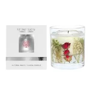 Red Rose Scented Wax Candle Red