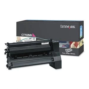 Lexmark C7702MH Magenta Laser Toner Ink Cartridge