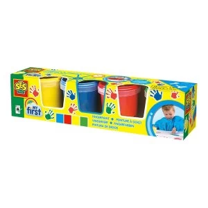 SES CREATIVE Childrens My First Washable Fingerpaint Set