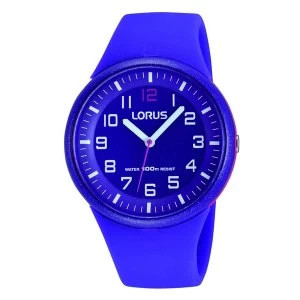 Lorus RRX57DX9 Youths Purple Sports Watch with Clear White Arabic Numerals