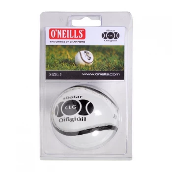 ONeills Match Sliotar Size 5 - White/Black