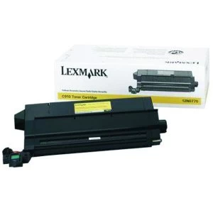 Lexmark 12N0770 Yellow Laser Toner Ink Cartridge