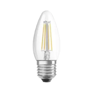 Osram 4W Parathom Clear LED Candle Bulb ES/E27 Very Warm White - (439511-591479)