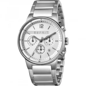 Esprit Equalizer Mens Watch featuring a Stainless Steel Strap and Silver Dial