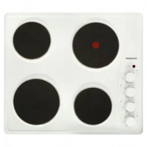 Hotpoint E6041W 4 Zone Electric Solid Plate Hob
