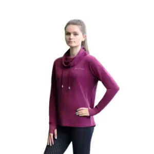 Hy Womens/Ladies Synergy Cowl Neck Sweatshirt (XL) (Navy)