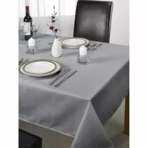 Green & Sons Table Cloth Chequers 50 X 70" Silver