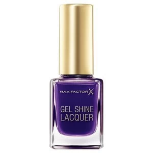 Max Factor Gel Shine Lacquer Nail Polish Lacquered Violet 35 Purple