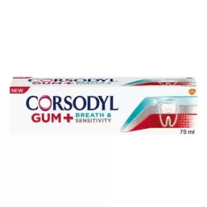 Corsodyl Gum, Breath and Sensitivity Toothpaste 75ml - wilko