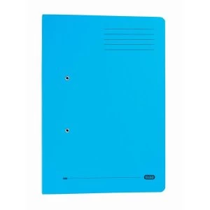 Elba StrongLine Foolscap Spring Pocket File 320gsm 36mm Blue Pack of 25