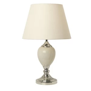 The Lighting and Interiors Group Marla Table Lamp - Cream