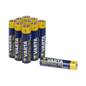Varta Industrial AAA Alkaline Batteries Pack of 10