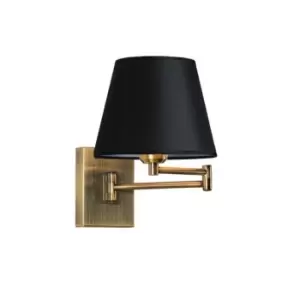 GUrkovo Sconce Wall Lamp 1 Light Bronze-Black