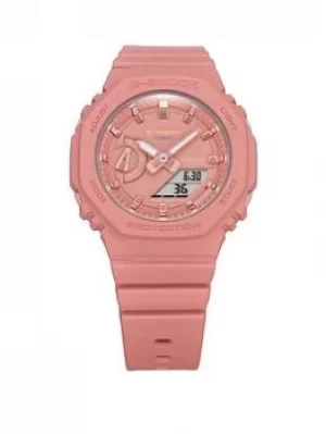 Casio Casio G Shock Mid Size Neo Pink Strap Watch, Multi, Women