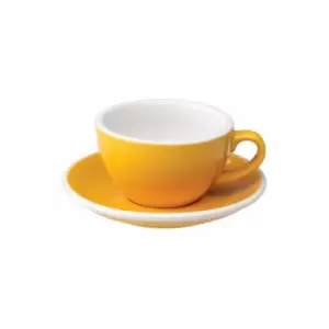 Cappuccino cup with a saucer Loveramics Egg Yellow, 200ml