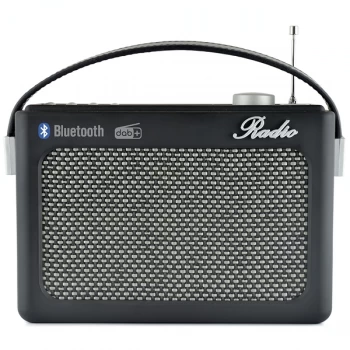 Lloytron N5401BK-A DAB + FM Portable Stereo Radio with Bluetooth UK Plug