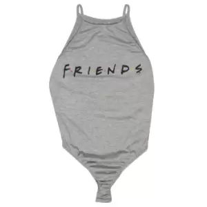Friends Womens/Ladies Logo Bodysuit (12 UK) (Grey)