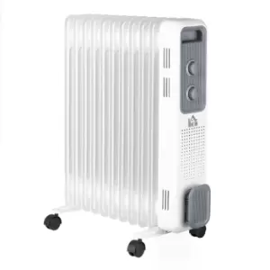 Etna 2720W Oil Filled Radiator Portable Space Heater with 3 Heat Settings